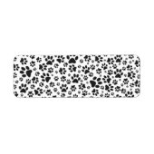 Dog Paws Black and White Polka Dot (Vorne)