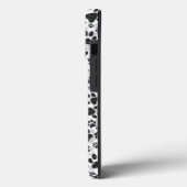 Dog Paws Black and White Polka Dot Case-Mate iPho iPhone Hülle (Rückseite / Links)