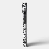 Dog Paws Black and White Polka Dot Case-Mate iPhone Hülle (Rückseite / Links)