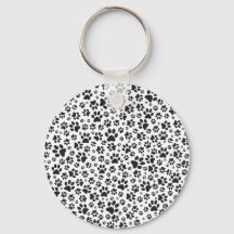 Dog Paws Black and White Polka Dot