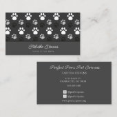 Dog Paws Business Card Visitenkarte (Vorne/Hinten)