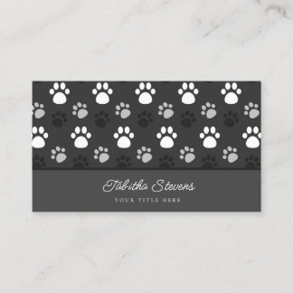 Dog Paws Business Card Visitenkarte
