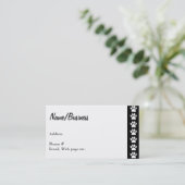 Dog Paws Custom Visitenkarte (Stehend Vorderseite)