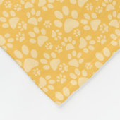 Dog Paws Pet Blanket Fleecedecke (Ecke)