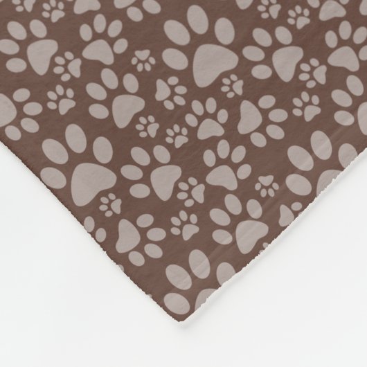 Dog Paws Pet Blanket Fleecedecke (Ecke)