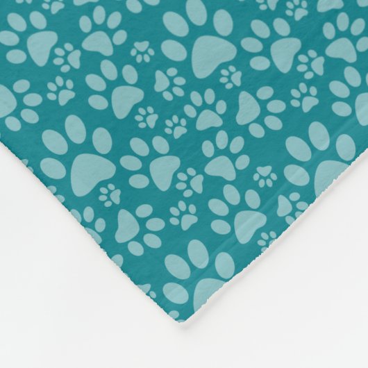Dog Paws Pet Blanket Fleecedecke (Ecke)