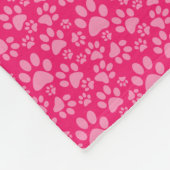 Dog Paws Pet Blanket Fleecedecke (Ecke)
