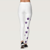 Dog Paws Womens Leggings (Rückseite)