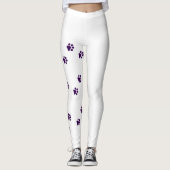 Dog Paws Womens Leggings (Vorderseite)
