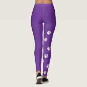 Dog Paws Womens Leggings (Rückseite)