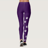 Dog Paws Womens Leggings (Rückseite)