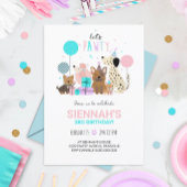 Dog Pawty Einladung Welpe Einladung Mädchen