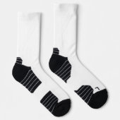 Dog Pay Icon - Schwarz & Weiß Socken (Rechts)