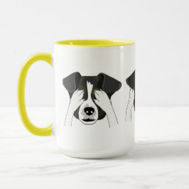 Dog Peak- A-Boo Tasse