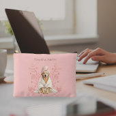 Dog Personalized Accessory Makeup Cosmetic Pouch Zubehörtasche