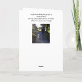 Dog Pet Foto Beileid Rainbow Bridge Poem Card Karte (Rückseite)