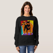 Dog Pet Min Pin Dog Owner Animal Pop Min Pinscher Sweatshirt (Vorne ganz)