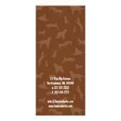 Dog-Pflegekarte einfügen Werbekarte (Hinten)