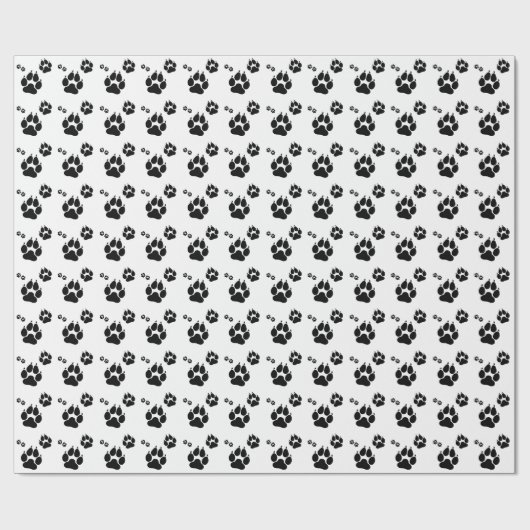 Dog Pfow druckt Packpapier (Flach)