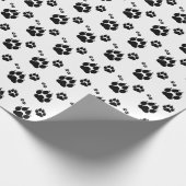 Dog Pfow druckt Packpapier (Ecke)