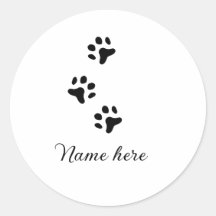 Dog Pfow schwarzes Haustier hinzufügen Name Text T