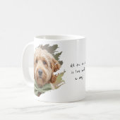 Dog Photo Coffee Mug Personalized Pet Lover Gift Kaffeetasse (Vorderseite Links)
