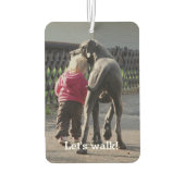 Dog Photography personalized Air Freshener Autolufterfrischer (Rückseite)