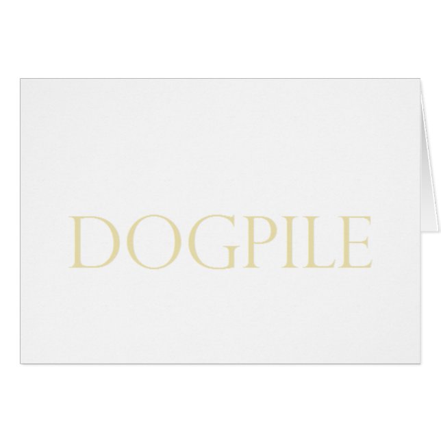 DOG PILE (Vorderseite (Horizontal))