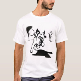 Dog Playing Ball T-Shirt