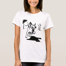 Dog Playing Ball T-Shirt