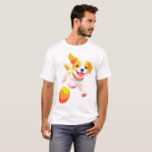Dog Playing Ball T-Shirt (Vorne ganz)