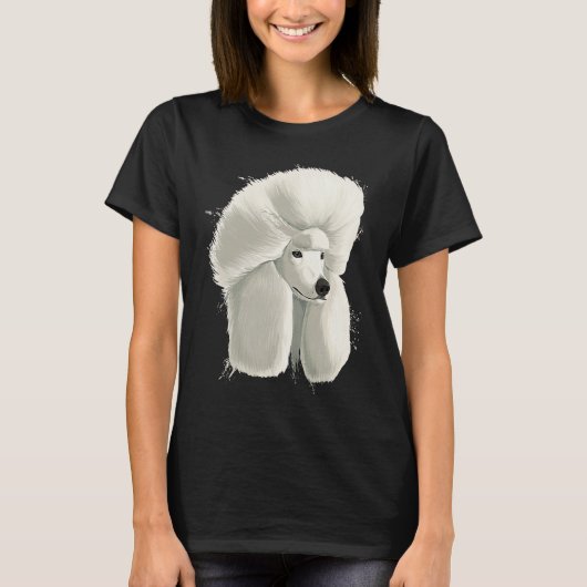 Dog Poodle T-Shirt (Vorderseite)