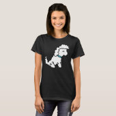 Dog Poodle T-Shirt (Vorne ganz)