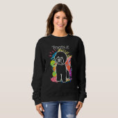 Dog  Poodle Women's Poodle Men's  3 Sweatshirt (Vorne ganz)