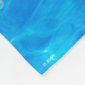 Dog Pool Party Fleecedecke (Ecke)