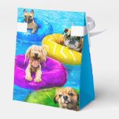 Dog Pool Party Geschenkschachtel (Rückseite)