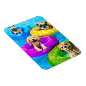 Dog Pool Party Magnet (Rechte Seite)