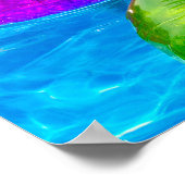 Dog Pool Party Poster (Ecke)