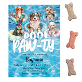 Dog Pool Pawty Party Einladung