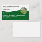 Dog Poop Removal Services  Visitenkarte (Vorne/Hinten)