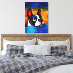 Dog Portrait Art Canvas Print Leinwanddruck