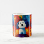 Dog Portrait Art Kaffee Tasse (Mittel)