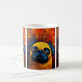 Dog Portrait Art Kaffee Tasse (Mittel)