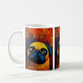 Dog Portrait Art Kaffee Tasse (Links)