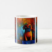 Dog Portrait Art Kaffee Tasse (Mittel)