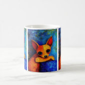 Dog Portrait Art Kaffee Tasse (Mittel)