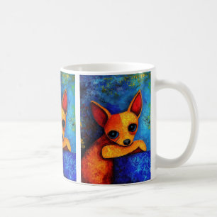 Dog Portrait Art Kaffee Tasse