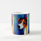 Dog Portrait Art Kaffee Tasse (Mittel)