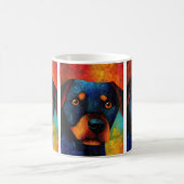 Dog Portrait Art Kaffee Tasse (Mittel)
