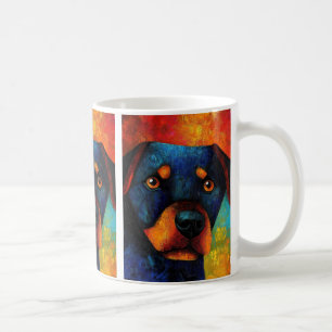 Dog Portrait Art Kaffee Tasse